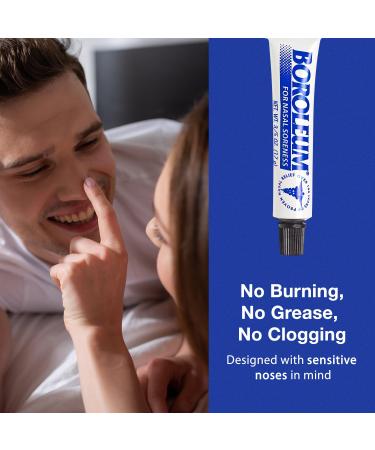 Boroleum Lip Balm and Nasalm Ointment (Combo Pack) Dryness, Soreness, and Stuffiness Relief - Medicated, All Natural Ingredients for Men, Women and Kids - Buy Online on GoSupps.com