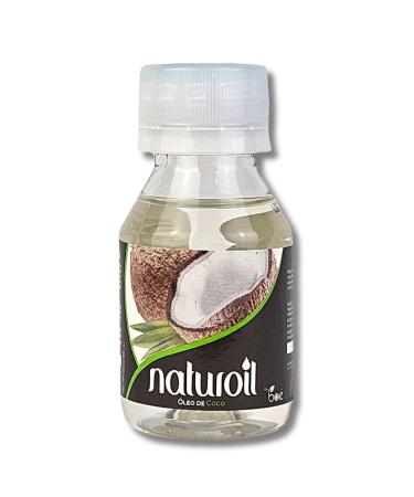 Naturoil Coconut Oil for Hair Skin & Nails 2 oz Moisturizing & Repairing Beauty Oil Rich in Fatty Acids & Vitamin E Fast-Absorbing Nourishment for Daily Use