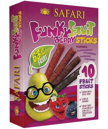 Safari Funky Fruit Stix - 10. South African dried fruit sticks