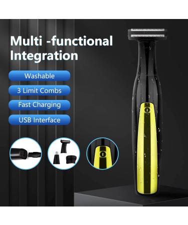 CKCLR 3-in-1 Waterproof Beard Trimmer & Groomer for Men - Electric Nose Hair & Body Hair Trimmer - Perfect Men's Gift (Black) - Buy Online on GoSupps.com