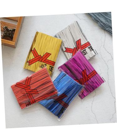 NUOBESTY 12 Packs Color Tie Lollipop Tie Wire Reusable Ties Bun Candy Bars Sandwich Garbage Ties Bag Ties Twisty Ties Tie Metal Binding Ties Bread Loaf Bags Iron Wire Tie The Line Kink As Shownx2pcs 10x0.4cmx2pcs - Buy Online on GoSupps.com