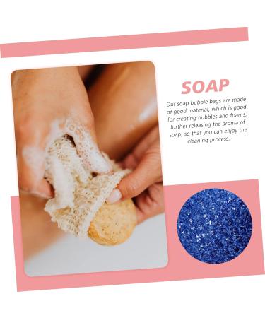 Baluue 40 Pcs Soap Bag Foaming Net Bath Soap Liquid Rack Sack Refill Bags Mesh Soap Savers Soft Soap Nylon - Buy Online on GoSupps.com