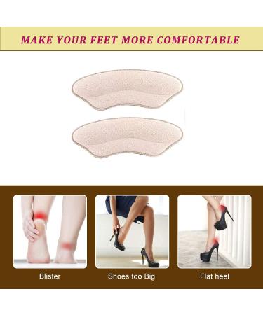 6 Pairs Premium Self-Adhesive Heel Pads for Shoes - Heel Inserts for Women&Men - Improve Fit, Comfort, Prevent Pain, Blisters - Buy Online on GoSupps.com