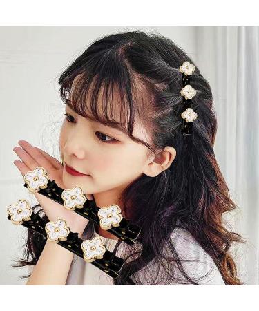 Qazuoik 10 Pcs Black Double Braided Hair Clips for Women - Non-Slip Tooth-Shaped Barrettes - Stylish Hair Accessories Gift Set - Buy Online on GoSupps.com