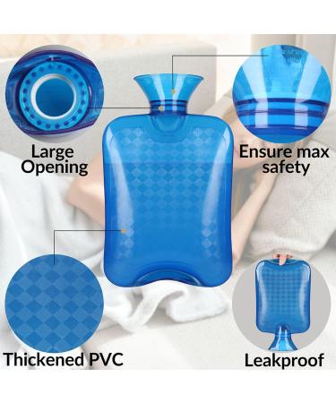 Heat Bottle with Halloween Bat Pattern - 1L Warmth Soft Cover for Pain Relief | Ideal for Hot/Cold Compress Menstrual Cramps & More - Buy Online on GoSupps.com