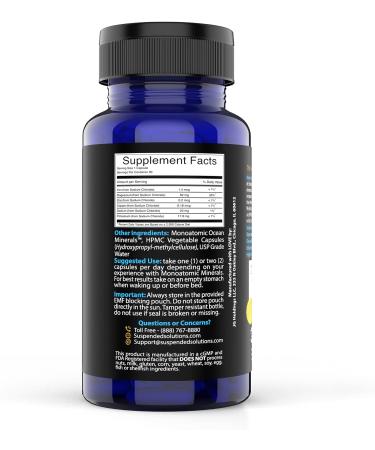 Suspended Solutions Atomic ORMUS Capsules - 100% Pure Monatomic Gold Powder - Vegan (90 Capsules) - Buy Online on GoSupps.com