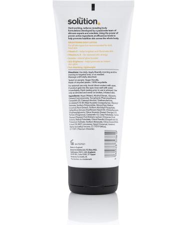 Solution Vitamin C Brightening Body Lotion 200ml - Orange | Pack of 1 - Buy Online on GoSupps.com