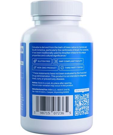 Catuaba Bark Extract (CatuaPure) | 1200mg Per Serving | 90 Capsules | Made in USA - Buy Online on GoSupps.com