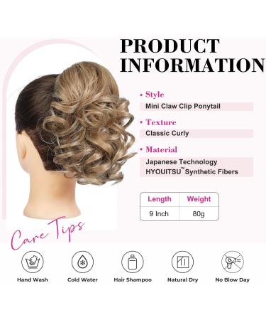 REECHO 9 Loose Curly Wavy Claw Clip Ponytail Extension - Dark Blonde - Buy Online on GoSupps.com