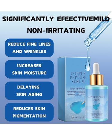 Face Serum for Women - Face Serum - Face Care for Women - Copper Peptides Dark Spot Correcting Glow Serum - Hyaluronic Acid Serum Skincare - Hydrating Improving Damaged Skin & Making Skin Radiant - Buy Online on GoSupps.com