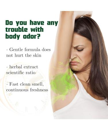 EXQST Odorsmite Underarm Care Deodorant Cream Oveallgo Herbal Refreshing Body Deodorant Cream Men Women Reduce Sweating and Eliminate Odors - Buy Online on GoSupps.com