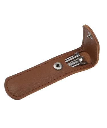 VOCOSTE 6Pcs Stainless Steel Ear Cleansing Tool Set with Faux Leather Packaging - Buy Online on GoSupps.com