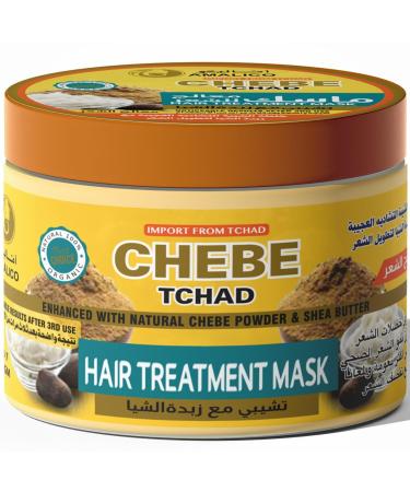 Hair Treatment Mask with Chebe Powder and Shea Butter (7 o.z) Ready-to-Use African Chebe Powder for Hair Growth Hair Mask for Damaged Hair Mask for Growth