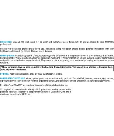 XYMOGEN OptiMag Neuro Magnesium Powder - Supports Brain Health & Relaxation - Mixed Berry 5.29oz (60 Servings) - Buy Online on GoSupps.com
