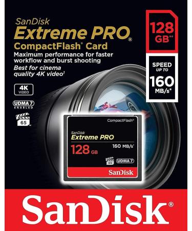 SanDisk Extreme PRO Compact Flash Memory Card 256GB - Up to 160MB/s Speed - UDMA 7 Compatible - Buy Online on GoSupps.com