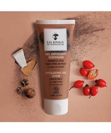  Les Joyaux de Madagascar Certified Organic Exfoliating Gel & Scrub Face and Neck - Buy Online on GoSupps.com