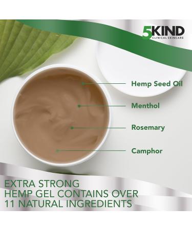 5kind Hemp Active Gel 500ml - High Strength Hemp Oil Formula - Natural Hemp Massage Gel for Back Muscles Feet Knees Neck & Shoulders - Hemp Gel Muscle Rub Rich in Natural Extracts 500 ml (Pack of 1) - Buy Online on GoSupps.com