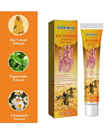Beeergift Salbe Cream for Psoriasis | Professional Bee Venom Skin Repair | Soothing Care & Itch Relief - 2 Pieces - Buy Online on GoSupps.com