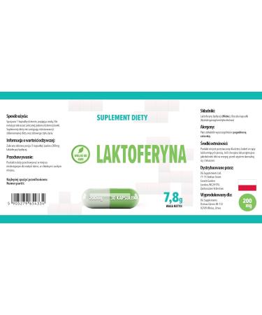 Hepatica Lactoferrin 30 vegan capsules tested by a third-party lab gluten free and GMO free - Buy Online on GoSupps.com