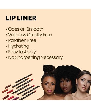 The Lip Bar Straight Talk Lip Liner - Vegan & Cruelty-Free - Buy Online on GoSupps.com