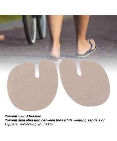 Leather Flip Flops with Forefoot Pad - Self-Adhesive Metatarsal Comfort Sandals in Apricot | Prevent Skin Abrasion - Buy Online on GoSupps.com