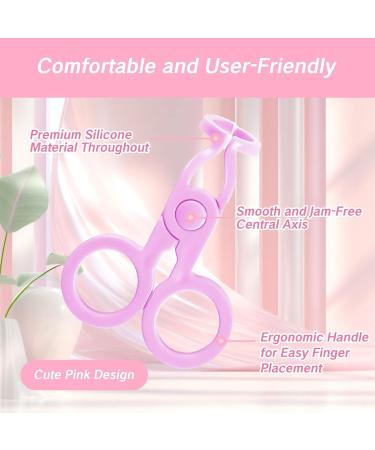 Eye Opener Pink Contact Lens Tweezers Kit - Easy Insertion/Removal Applicator with Case & Travel Tool - Buy Online on GoSupps.com