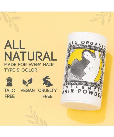 LULU_ORGANICS All-Natural Dry Shampoo 1 oz - Talc-Free & Unscented for Oily Hair - Buy Online on GoSupps.com