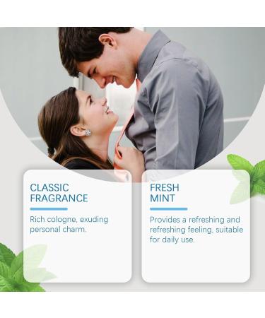 Mens Fragrance Eau de Parfum Mint Spray Lasting Fresh Fragrance Charm Amber Fresh Fragrance Elegant Perfume Birthday Gifts for Men 7.2 Ounce (Pack of 1) Blue - Buy Online on GoSupps.com