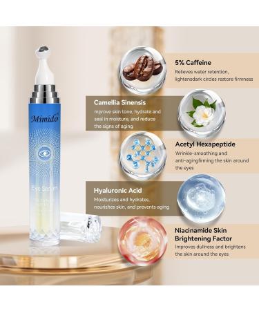 Caffeine Eye Cream - Hydrating Under Eye Cream 0.71fl.oz | Brighten & Revitalize Dark Circles | International Shipping - Buy Online on GoSupps.com