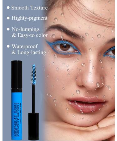 UV Glow Colored Mascara Volume and Length-1 Pcs Orange Waterproof Mascara for Eyelashes Fast Dry Curling Non Clumping Mascara Long Lasting Smudgeproof for Halloween Party Stage Use Clubbing Makeup-03 03#Orange - Buy Online on GoSupps.com