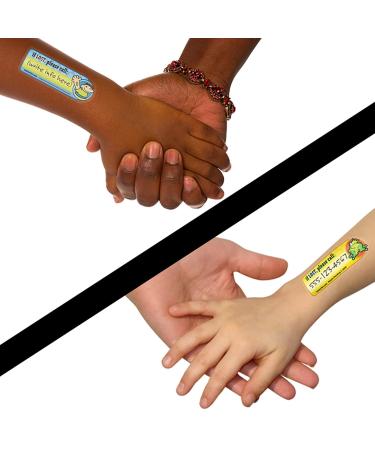 Monster 6pk SafetyTat Child ID Tattoos with Skin Prep Wipes & Tattoo Pen - Buy Online on GoSupps.com