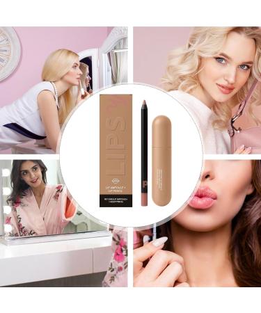 WJnflQN Lip Liner Long Lasting Waterproof Pen Permanent Lip Contour Pen for Wife Women Girls Teenagers Birthday Christmas Mothers Day Friends Family Sister Your Girlfriend Color - Buy Online on GoSupps.com