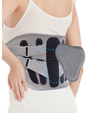 Ultra-slim Back Support Belt for Women & Men Relieves lower back pain Provides all-around lumbar support X-Large X-Large blue