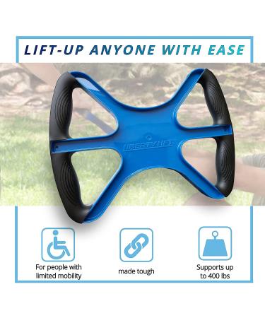 Liberty Lift 15 Standing Aid & Handicap Bar Set of 2 - 400 Lbs Weight Capacity - No-Slip Grip Handles - Portable Mobility Support for Senior Patients - As Seen On TV - Buy Online on GoSupps.com