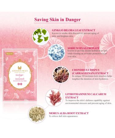 Annie's Way Ginkgo Seaweed Anti-Wrinkle Eye Mask - Taiwan Excellence Fantasy Land Series | 10 pcs - Shop Internationally - Buy Online on GoSupps.com