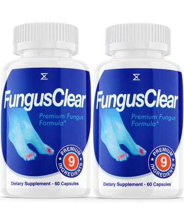 (2Pack) Fungus Clear Probiotic Fungus Clear Advanced Pills FungusClear for Nails (120 Capsules)