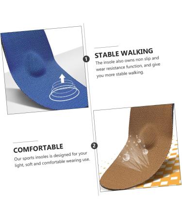 Hemoton Plantar Fasciitis Arch Support Insoles - 2 Pairs for Women's Sneakers, Running Shoes - Unisex Shoe Pads for Plantar Fasciitis Relief - Elastic and Comfortable Miss Orthotics - 25.5X8.2X2.3cm - Buy Online on GoSupps.com