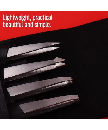 Professional Stainless Steel Tweezers Set - Facial Hair & Ingrown Hair Removal for Women & Men - Eyebrow, Blackhead, Splinter & Tick Remover - Buy Online on GoSupps.com