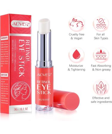  CUZZYDUNJYNN Retinol eye cream retinol eye stick anti-aging retinol eye cream anti-tear cream reduces dark circles eye contour cream for dark circles eye cream for wrinkles and puffiness - Buy Online on GoSupps.com