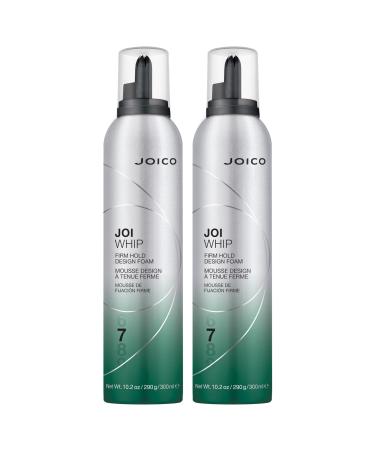 Joico JoiWhip Firm Hold Designing Foam Add Volume and Body Boost Shine for Most Hair Types 2-Pack