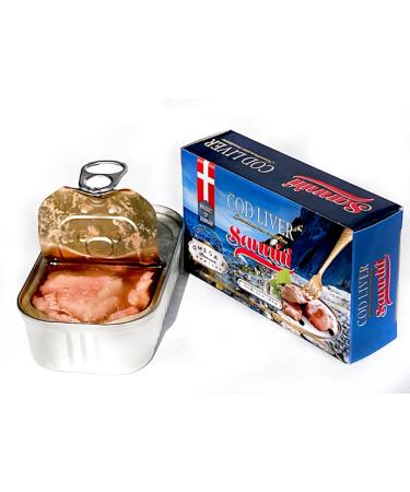 Sanniti Cod Liver Scandinavian Edition 4.3 oz - Pack of 12 | Premium Quality Cod Liver Oil - Buy Online on GoSupps.com