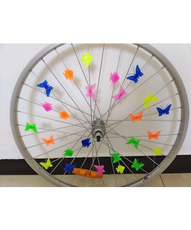 26 Piece Colorful Butterfly Fish Bike Spoke Beads - Decorate Your Bicycle Wheels! - Buy Online on GoSupps.com