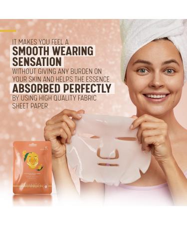BeautyKei 5pcs Korean Face Mask Set - Aloe Vera Mask + Snail Jelly Essence Mask + Royal Jelly Essence + Mango Mask Sheet + Q10 Mask - Buy Online on GoSupps.com