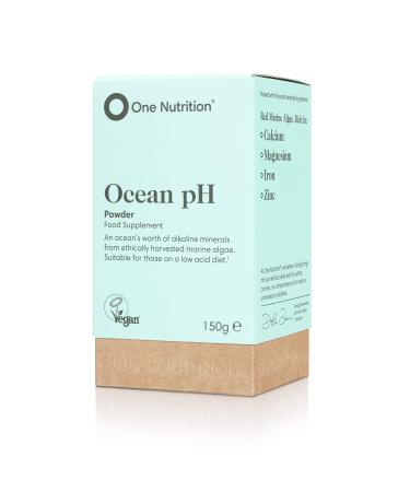 One Nutrition Ocean-pH Calcified Red Mineral Algae - Rich in Calcium Magnesium Zinc & Iron Ethically Harvested Sports Nutrition 60 Servings 150g Powder