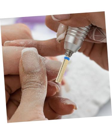 Ipetboom Manicure Nail Bits Cuticle Nail Drill Bit Nail Care Nail Salon Removing Nail Polish Manicure Drill Bit Metal Nail Bit Nail Flakes Accessories Grinding Head Tungsten Steel - Buy Online on GoSupps.com