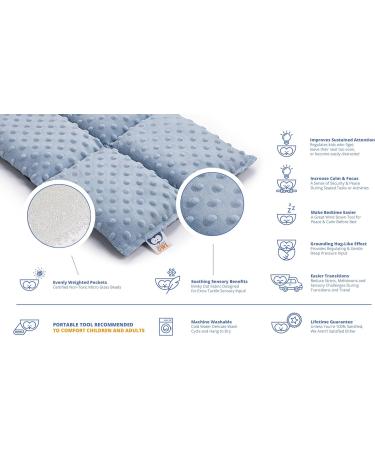 Sensory Owl Soft Weighted Lap Pillow - 2kg Black/Ash - Calming for Anxiety & Stress Relief - Deep Pressure Sensory Tool for Play Therapy - Cotton & Soft Minky Fabric - Buy Online on GoSupps.com