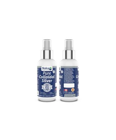 Naka Platinum Pure Colloidal Silver 10 Ppm (120 ml (Pack of 1))