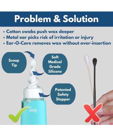 Ear-O-Care 4-in-1 Ear Wax Removal Kit Dual-Action Spiral & Scoop Soft Silicone Tips Gentle Ear Wax Removal Tool Patented Safety Stop Compact & Portable Ear-O-Care Premium Ear Wax Removal Tool Kit - Buy Online on GoSupps.com