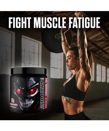JNX SPORTS The Shadow! High Stim Preworkout | 350mg of Caffeine | Strawberry Pineapple 30 Servings | Electric Energy Mental Focus & Superhuman Strength for Men & Women Strawberry Pineapple 9.5 Ounce (Pack of 1) - Buy Online on GoSupps.com