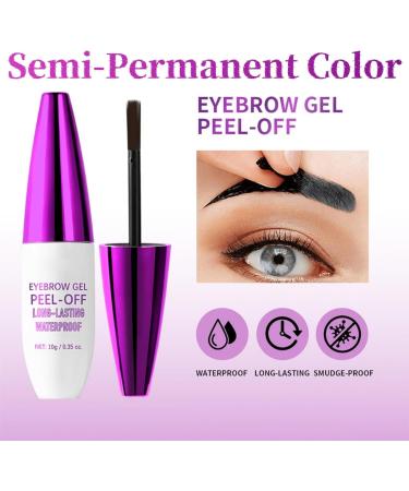  SONGVISON Eyebrow Dye Gel Peel Off Gel Brow Waterproof Eyebrow Dye Semi Permanent Eyebrow Dye Up to 3 Day Wear Eyebrow Makeup with Dye - Buy Online on GoSupps.com